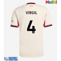 Liverpool Virgil van Dijk #4 Gostujuci Dres 2025-26 Kratak Rukav